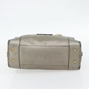 LOEWE Amazona 36 Hand Bag Suede Bronze Gold Auth ka4425-5