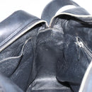 CHANEL Bicolore Schoudertas Leer Zwart Zilveren CC Auth ka4426-21