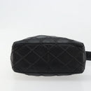CHANEL Bicolore Schoudertas Leer Zwart Zilveren CC Auth ka4426-5