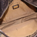 FENDI Zucca Canvas Schultertasche Schwarz Braun Auth ka4435-11