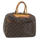 LOUIS VUITTON Monogram Deauville Hand Bag M47270 LV Auth ka4437-1