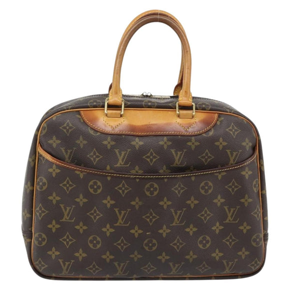 LOUIS VUITTON Monogram Deauville Hand Bag M47270 LV Auth ka4437