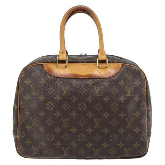 LOUIS VUITTON Monogram Deauville Hand Bag M47270 LV Auth ka4437