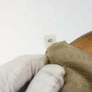 PRADA Schoudertas Leer Beige Goud Auth ka4438A-10