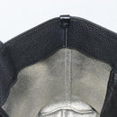 Salvatore Ferragamo Hand Bag Leather Black Silver Auth ka4441A-20