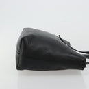 Salvatore Ferragamo Hand Bag Leather Black Silver Auth ka4441A-3