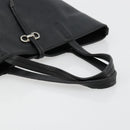 Salvatore Ferragamo Hand Bag Leather Black Silver Auth ka4441A-7