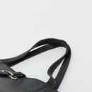 Salvatore Ferragamo Hand Bag Leather Black Silver Auth ka4441A-8