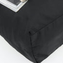 PRADA Bijoux Tote Bag Nylon Black Silver Auth ka4445A-14
