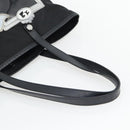 PRADA Bijoux Tote Bag Nylon Black Silver Auth ka4445A-7