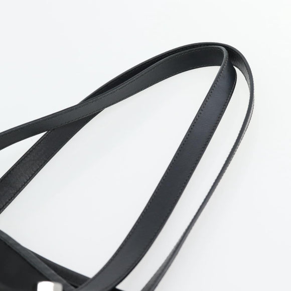 PRADA Bijoux Tote Bag Nylon Black Silver Auth ka4445A