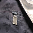 GUCCI GG Implementation Hand Bag Bronze Silver 211138 Auth ka4446-21