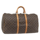 LOUIS VUITTON Monogram Keepall 55 Boston Bag M41424 LV Auth ka4447-1