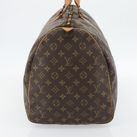 LOUIS VUITTON Monogram Keepall 55 Boston Bag M41424 LV Auth ka4447