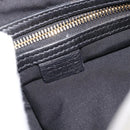 CELINE Shoulder Bag Leather Gray Gold Auth ka4448-18