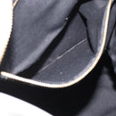 CELINE Shoulder Bag Leather Gray Gold Auth ka4448-22