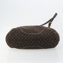 LOUIS VUITTON Monogram Idylle Elegy Hand Bag Black M56696 LV Auth ka4449-5