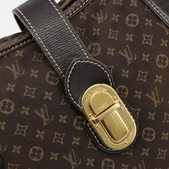 LOUIS VUITTON Monogram Idylle Elegy Hand Bag Black M56696 LV Auth ka4449
