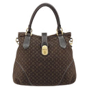 LOUIS VUITTON Monogram Idylle Elegy Hand Bag Black M56696 LV Auth ka4449-13