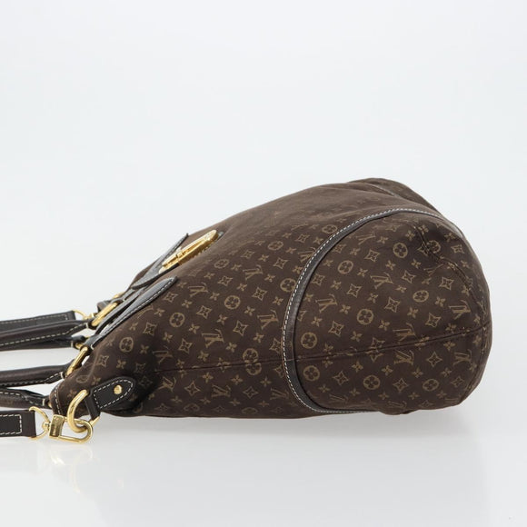 LOUIS VUITTON Monogram Idylle Elegy Hand Bag Black M56696 LV Auth ka4449