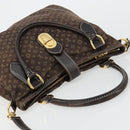 LOUIS VUITTON Monogram Idylle Elegy Hand Bag Black M56696 LV Auth ka4449-6