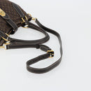 LOUIS VUITTON Monogram Idylle Elegy Hand Bag Black M56696 LV Auth ka4449-9