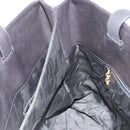Salvatore Ferragamo Handtas Leer Zwart Goud Auth ka4450A-18