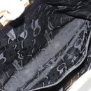 Salvatore Ferragamo Handtas Leer Zwart Goud Auth ka4450A-21