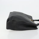 Salvatore Ferragamo Handtas Leer Zwart Goud Auth ka4450A-3