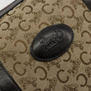 CELINE C Sulky Hand Bag Canvas Beige Gold Auth ka4451A-18