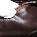 CELINE C Sulky Hand Bag Canvas Beige Gold Auth ka4451A-12