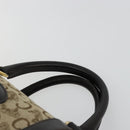 CELINE C Sulky Hand Bag Canvas Beige Gold Auth ka4451A-8