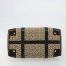 CELINE C Sulky Hand Bag Canvas Beige Gold Auth ka4451A-5