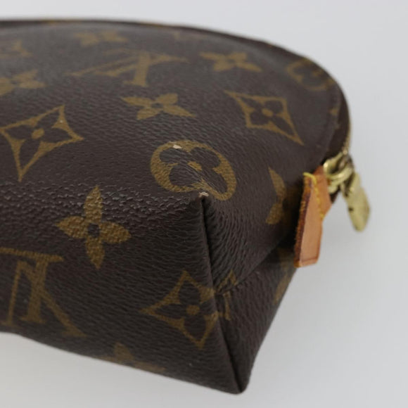 LOUIS VUITTON Monogram Pochette Cosmetic PM Pouch M43998 LV Auth ka4454