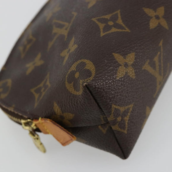 LOUIS VUITTON Monogram Pochette Cosmetic PM Pouch M43998 LV Auth ka4454