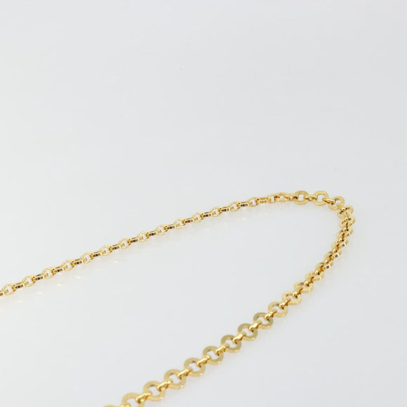 Salvatore Ferragamo Vala Chain Bag Patent leather Bronze Gold Auth ka4455
