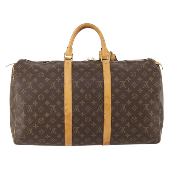 LOUIS VUITTON Monogram Keepall 50 Boston Bag M41426 LV Auth ka4456