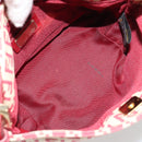FENDI Zucchino Canvas Handtasche Rot Gold Authentisch ka4463V-11