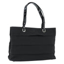 Salvatore Ferragamo Handtasche Canvas Lackleder Schwarz Silber Original ka4464-1
