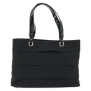 Salvatore Ferragamo Handtasche Canvas Lackleder Schwarz Silber Original ka4464-13