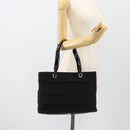 Salvatore Ferragamo Handtasche Canvas Lackleder Schwarz Silber Original ka4464-23