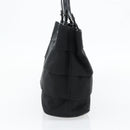 Salvatore Ferragamo Handtasche Canvas Lackleder Schwarz Silber Original ka4464-4