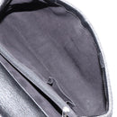CARTIER Hand Bag Canvas Black Silver Auth ka4465-17