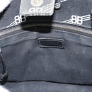 BALENCIAGA Hand Bag Canvas 2way Black Silver 620882 Auth ka4467-15