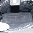 BALENCIAGA Hand Bag Canvas 2way Black Silver 620882 Auth ka4467-16