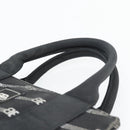BALENCIAGA Hand Bag Canvas 2way Black Silver 620882 Auth ka4467-8