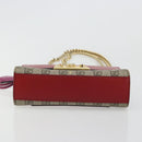 GUCCI GG Supreme Chain Shoulder Bag PVC Red Gold 409487 Auth ka4469-9