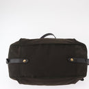 PRADA Hand Bag Nylon 2way Khaki Gold Auth ka447-5