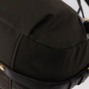 PRADA Hand Bag Nylon 2way Khaki Gold Auth ka447-19