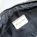 Christian Dior Trotter Canvas Accessory Pouch PVC Black Silver Auth ka4470A-17